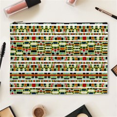 Aztec Grunge Pattern Cosmetic Bag (xl) by dflcprints