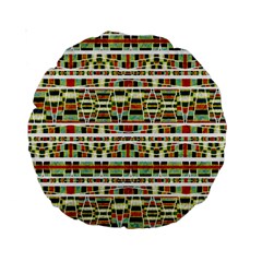 Aztec Grunge Pattern 15  Premium Round Cushion  by dflcprints