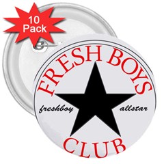 Fresshboy Allstar2 3  Button (10 Pack)