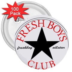 Fresshboy Allstar2 3  Button (100 Pack)