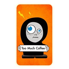 Orange Funny Too Much Coffee Memory Card Reader (rectangular) by CreaturesStore