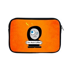 Orange Funny Too Much Coffee Apple Ipad Mini Zippered Sleeve