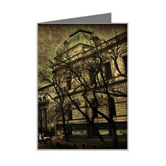 Dark Citiy Mini Greeting Card by dflcprints