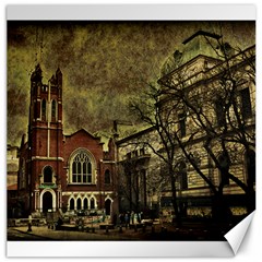 Dark Citiy Canvas 20  X 20  (unframed) by dflcprints