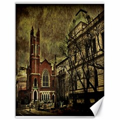 Dark Citiy Canvas 18  X 24  (unframed) by dflcprints