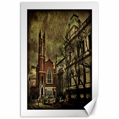 Dark Citiy Canvas 20  X 30  (unframed) by dflcprints