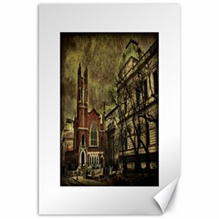 Dark Citiy Canvas 24  X 36  (unframed) by dflcprints