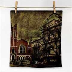 Dark Citiy Face Towel by dflcprints