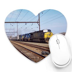 The Circus Train Mouse Pad (heart)