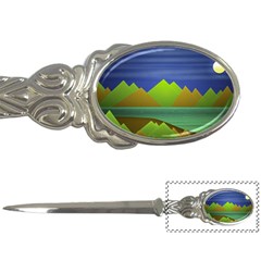 Landscape  Illustration Letter Opener by dflcprints