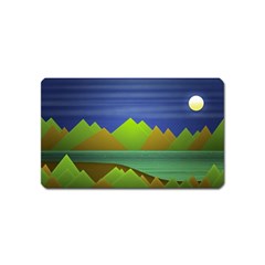 Landscape  Illustration Magnet (Name Card)