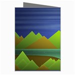 Landscape  Illustration Greeting Card Right