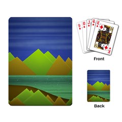 Landscape  Illustration Playing Cards Single Design