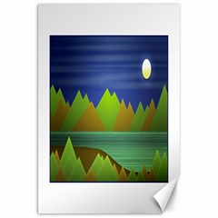 Landscape  Illustration Canvas 20  x 30  (Unframed)