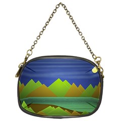 Landscape  Illustration Chain Purse (One Side)