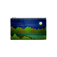 Landscape  Illustration Cosmetic Bag (Small)