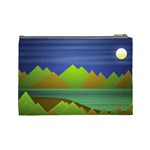 Landscape  Illustration Cosmetic Bag (Large) Back