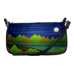 Landscape  Illustration Evening Bag