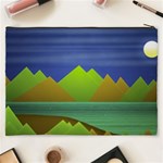 Landscape  Illustration Cosmetic Bag (XXXL) Back