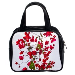 Red Petals Classic Handbag (two Sides)