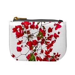 Red Petals Coin Change Purse