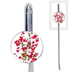 Red Petals Bookmark by dflcprints