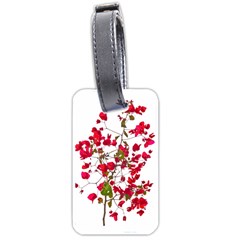 Red Petals Luggage Tag (one Side)