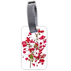 Red Petals Luggage Tag (two Sides) by dflcprints