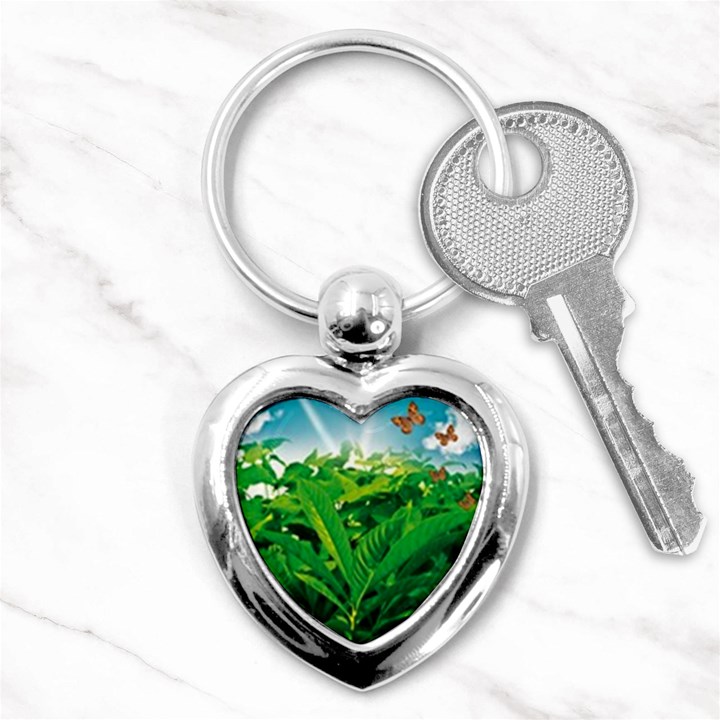 Nature Day Key Chain (Heart)