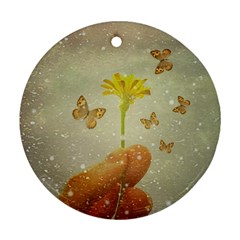 Butterflies Charmer Round Ornament by dflcprints