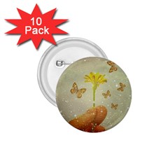 Butterflies Charmer 1 75  Button (10 Pack)