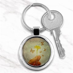 Butterflies Charmer Key Chain (round) by dflcprints