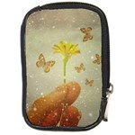 Butterflies Charmer Compact Camera Leather Case Front