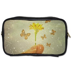 Butterflies Charmer Travel Toiletry Bag (one Side) by dflcprints