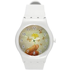 Butterflies Charmer Plastic Sport Watch (medium) by dflcprints