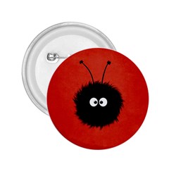 Red Cute Dazzled Bug 2 25  Button