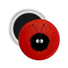 Red Cute Dazzled Bug 2 25  Button Magnet by CreaturesStore