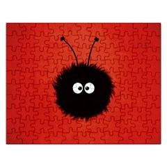 Red Cute Dazzled Bug Jigsaw Puzzle (rectangle)