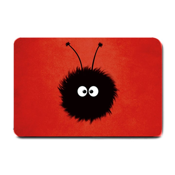 Red Cute Dazzled Bug Small Door Mat