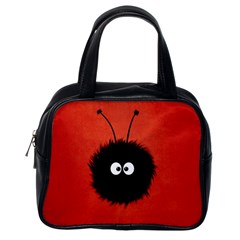 Red Cute Dazzled Bug Classic Handbag (one Side)