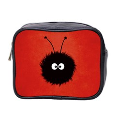 Red Cute Dazzled Bug Mini Travel Toiletry Bag (two Sides) by CreaturesStore