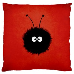 Red Cute Dazzled Bug Large Cushion Case (two Sided) 