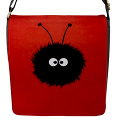 Red Cute Dazzled Bug Flap Closure Messenger Bag (small) by CreaturesStore