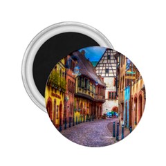 Alsace France 2 25  Button Magnet