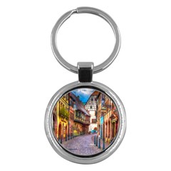 Alsace France Key Chain (round)