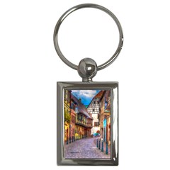 Alsace France Key Chain (rectangle)