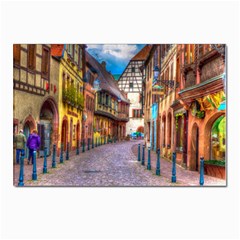 Alsace France Postcards 5  X 7  (10 Pack)