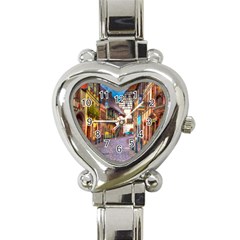 Alsace France Heart Italian Charm Watch 