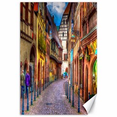 Alsace France Canvas 12  X 18  (unframed)