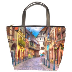 Alsace France Bucket Handbag